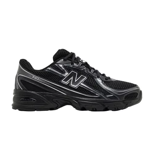 New Balance 740v2 Black Grey Silver alacsony szárú sneaker – termékfotó, oldalnézet