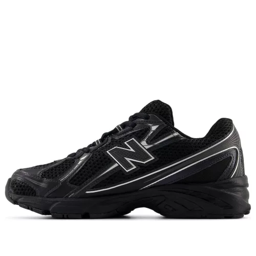 New Balance 740v2 Black Grey Silver alacsony szárú sneaker – termékfotó, oldalnézet