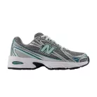 New Balance 740v2 Silver Metallic New Spruce alacsony szárú sneaker – termékfotó, oldalnézet