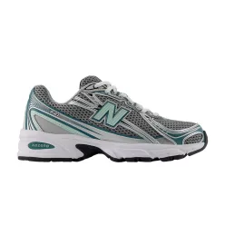 New Balance 740v2 Silver Metallic New Spruce alacsony szárú sneaker – termékfotó, oldalnézet