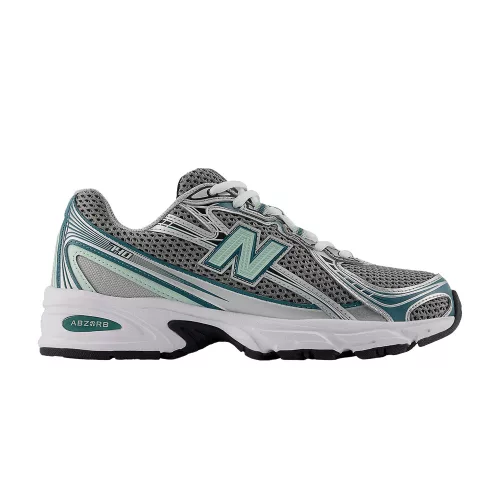 New Balance 740v2 Silver Metallic New Spruce alacsony szárú sneaker – termékfotó, oldalnézet