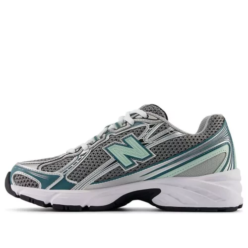 New Balance 740v2 Silver Metallic New Spruce alacsony szárú sneaker – termékfotó, oldalnézet