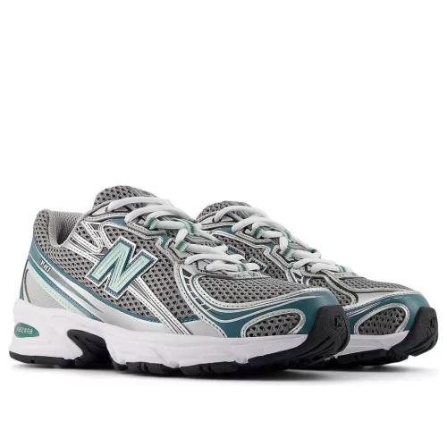 New Balance 740v2 Silver Metallic New Spruce alacsony szárú sneaker – termékfotó, oldalnézet