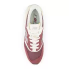 New Balance 997R Brick Red alacsony szárú sneaker – termékfotó, oldalnézet