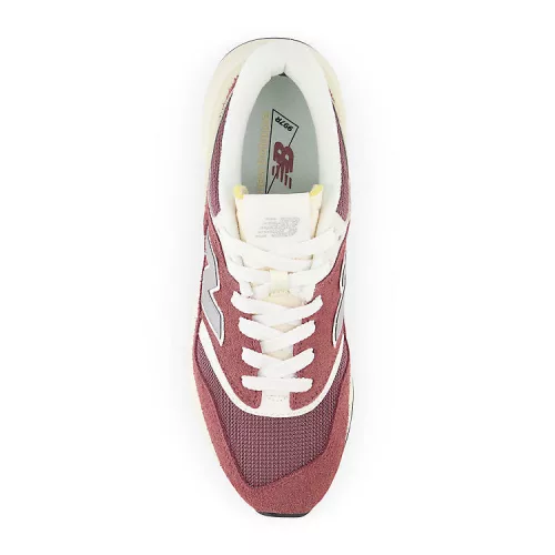 New Balance 997R Brick Red alacsony szárú sneaker – termékfotó, oldalnézet