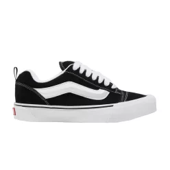 Vans Knu Skool Black White alacsony szárú sneaker – termékfotó, oldalnézet