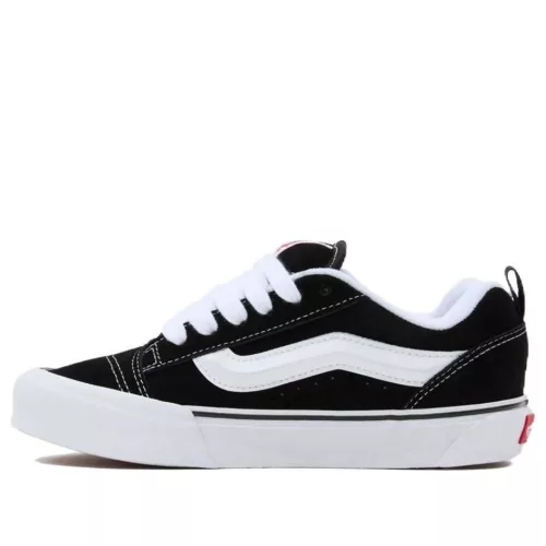 Vans Knu Skool Black White alacsony szárú sneaker – termékfotó, oldalnézet