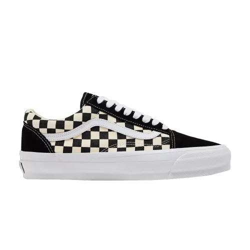 Vans Old Skool 36 LX Checkerboard White Black alacsony szárú sneaker – termékfotó, oldalnézet