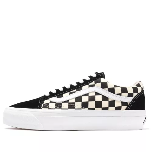Vans Old Skool 36 LX Checkerboard White Black alacsony szárú sneaker – termékfotó, oldalnézet