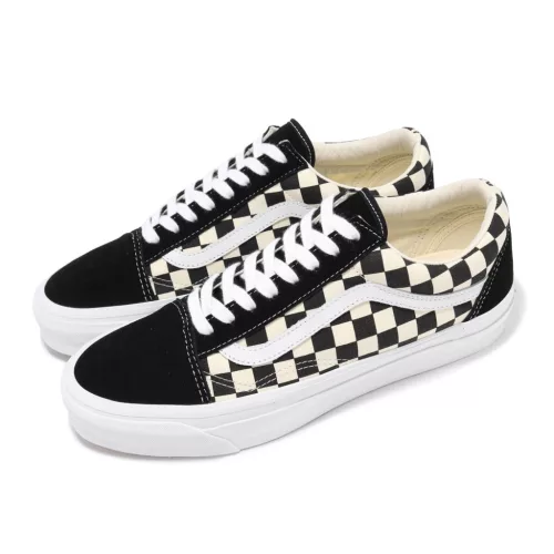 Vans Old Skool 36 LX Checkerboard White Black alacsony szárú sneaker – termékfotó, oldalnézet