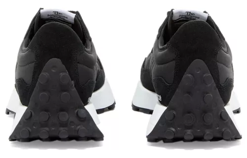 Wmns New Balance 327 'Black White' alacsony szárú sneaker – termékfotó, oldalnézet